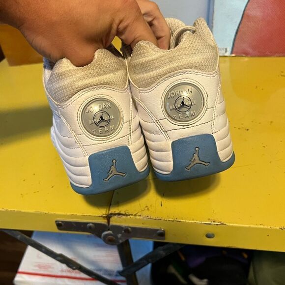 Nike Air Jordan Jumpman Team 1 White University Blue UNC CV8926-107 Sz 8 - Picture 6 of 10